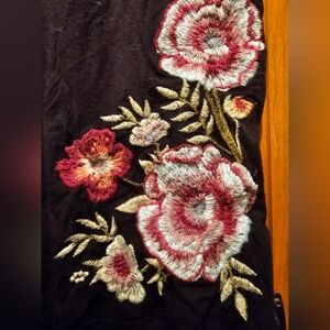 Soft and sexy embroidered tank.